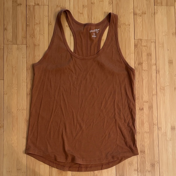 Universal Thread Chestnut Ribbed Racerback Tank - Picture 1 of 3